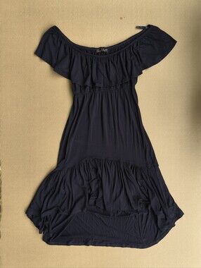 Off-Shoulder Black Women’s Dress